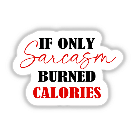 Sarcastic Diet & Fitness Sticker