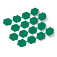 Green Hexagon Vinyl Wall Decals