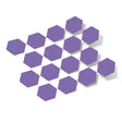 Lavender Hexagon Vinyl Wall Decals