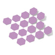 Lilac Hexagon Vinyl Wall Decals