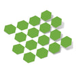 Lime Green Hexagon Vinyl Wall Decals