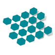 Turquoise Hexagon Vinyl Wall Decals