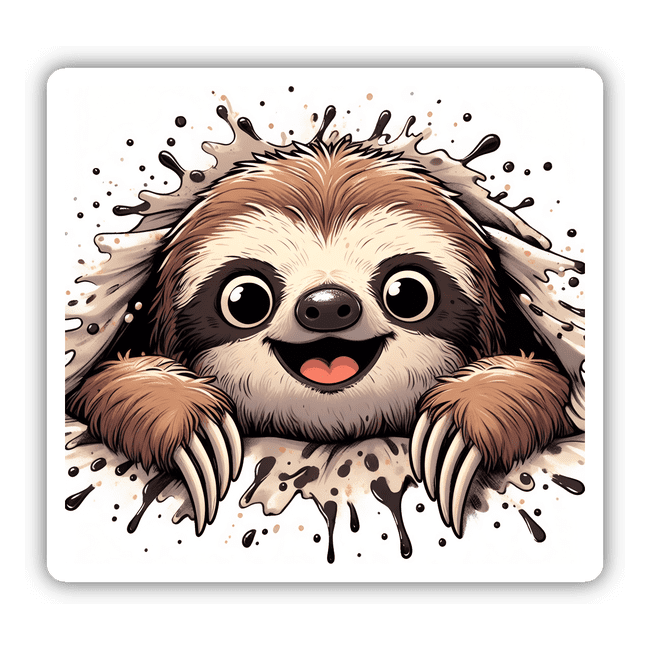 Peeking Sloth