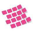 Hot Pink Rounded Squares Vinyl Wall Decals