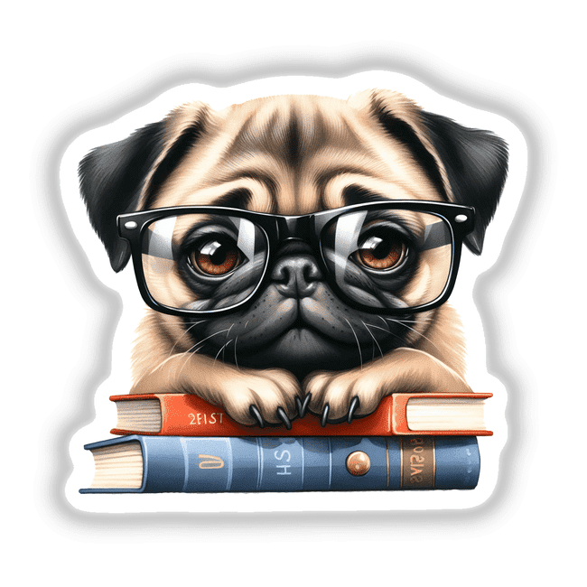 Bookworm Pug