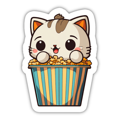 Popcorn 🍿 Cat