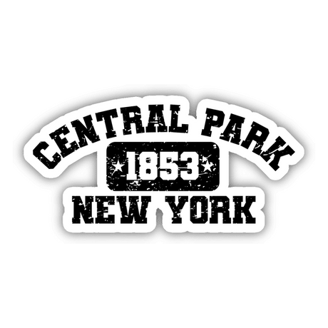 Central Park, NYC - Athletic Style Distressed Vintage