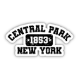 Central Park, NYC - Athletic Style Distressed Vintage