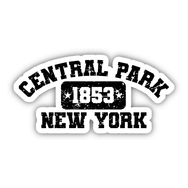 Central Park, NYC - Athletic Style Distressed Vintage