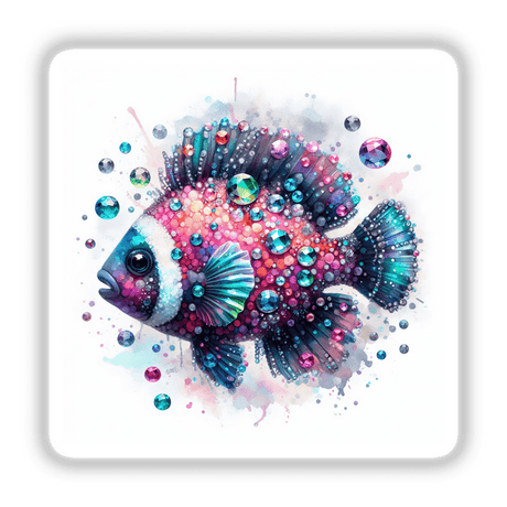 Watercolor Jeweled Clownfish