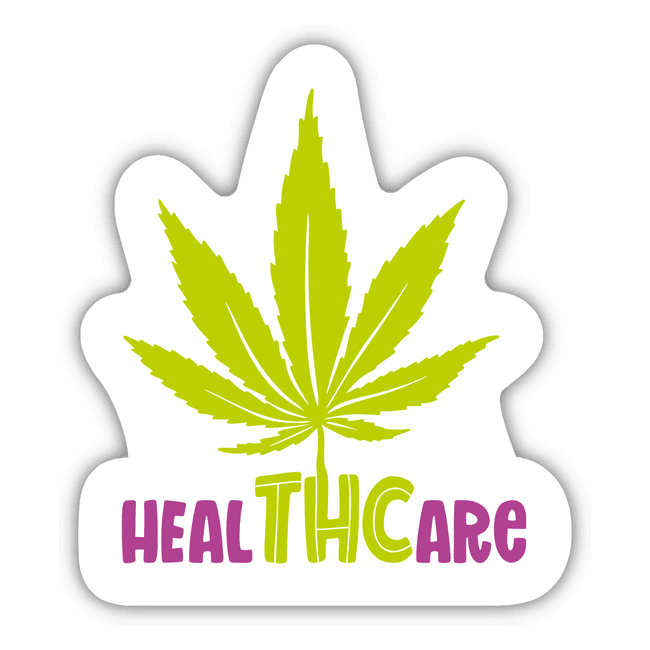 Health Care Marijuana Sticker