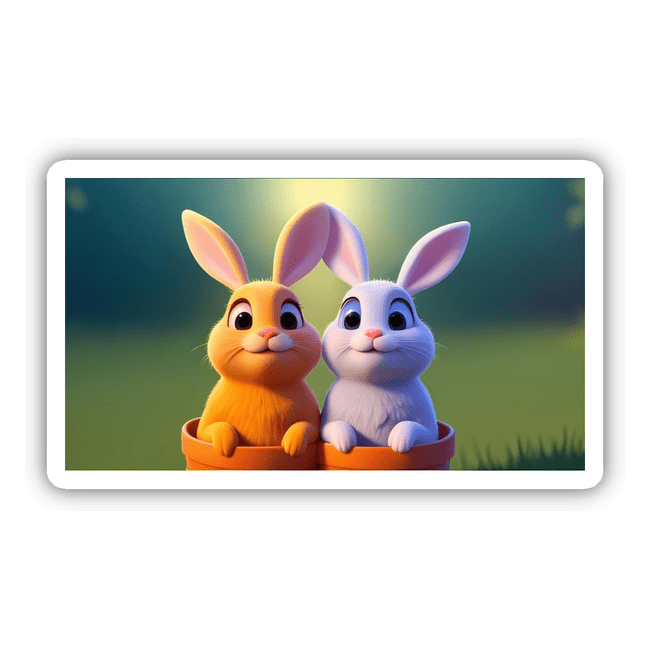 “BFF” Bunny rabbits