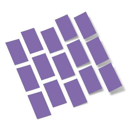 Lavender Rectangles Vinyl Wall Decals