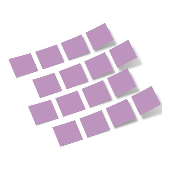 Lilac Squares Vinyl Wall Decals