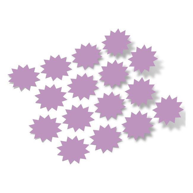 Lilac Starburst Vinyl Wall Decals star burst
