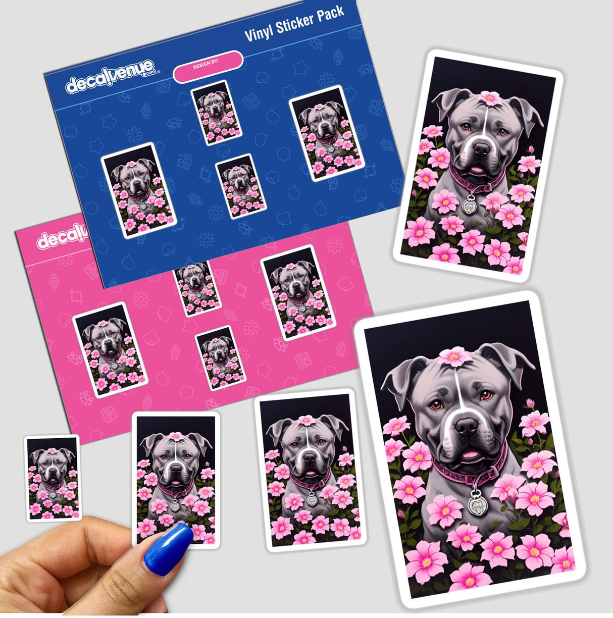 Showered in Flowers Pitbull