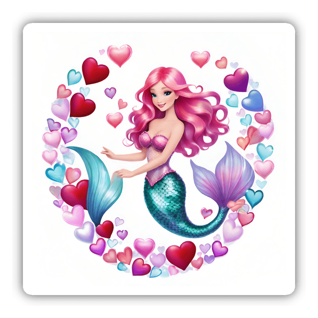 Mermaid Heart Bubbles