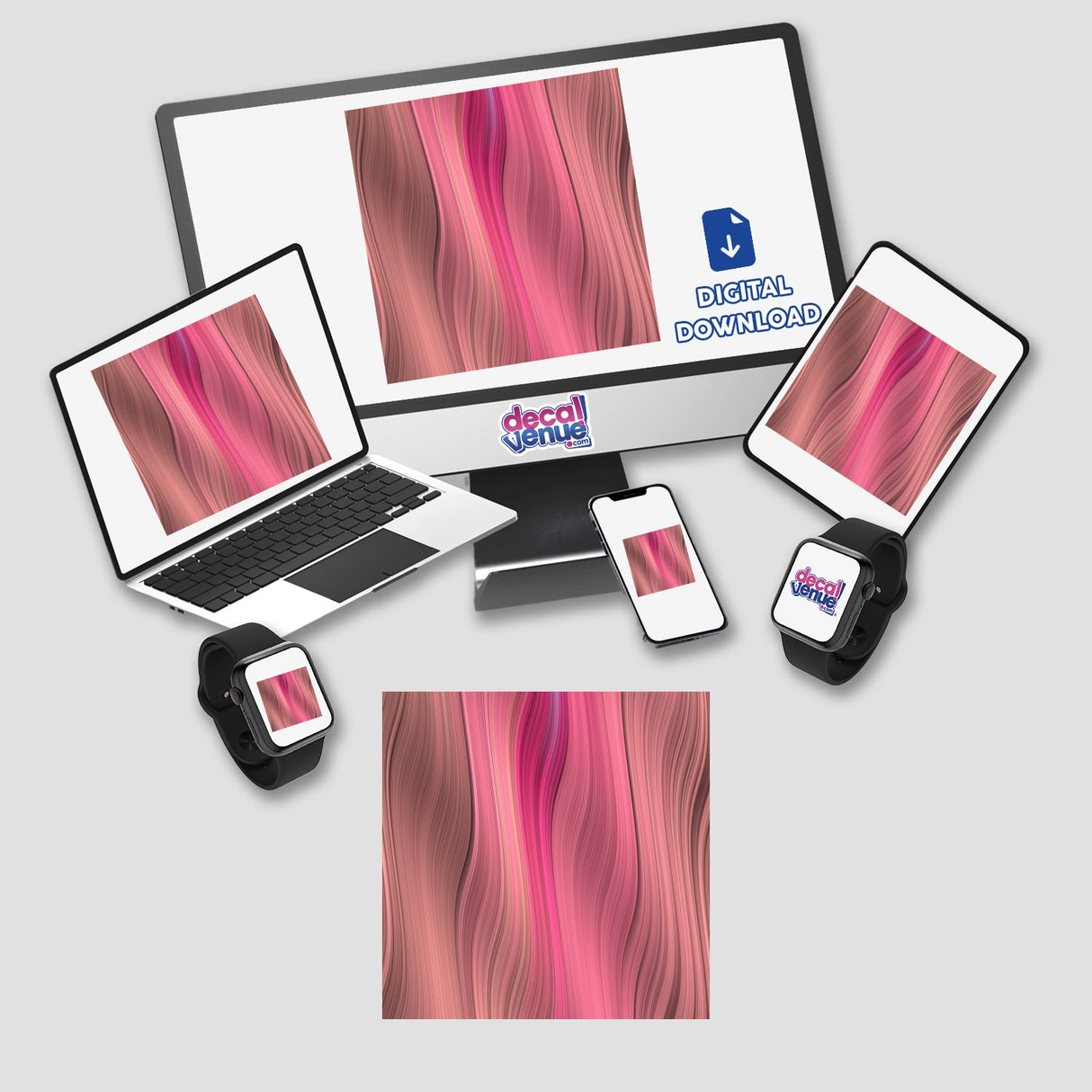 Mauve-y Thread-y Wavey Gradient Abstract ~ 2.10.24.1
