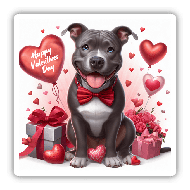 Happy Valentines Day Pitbull