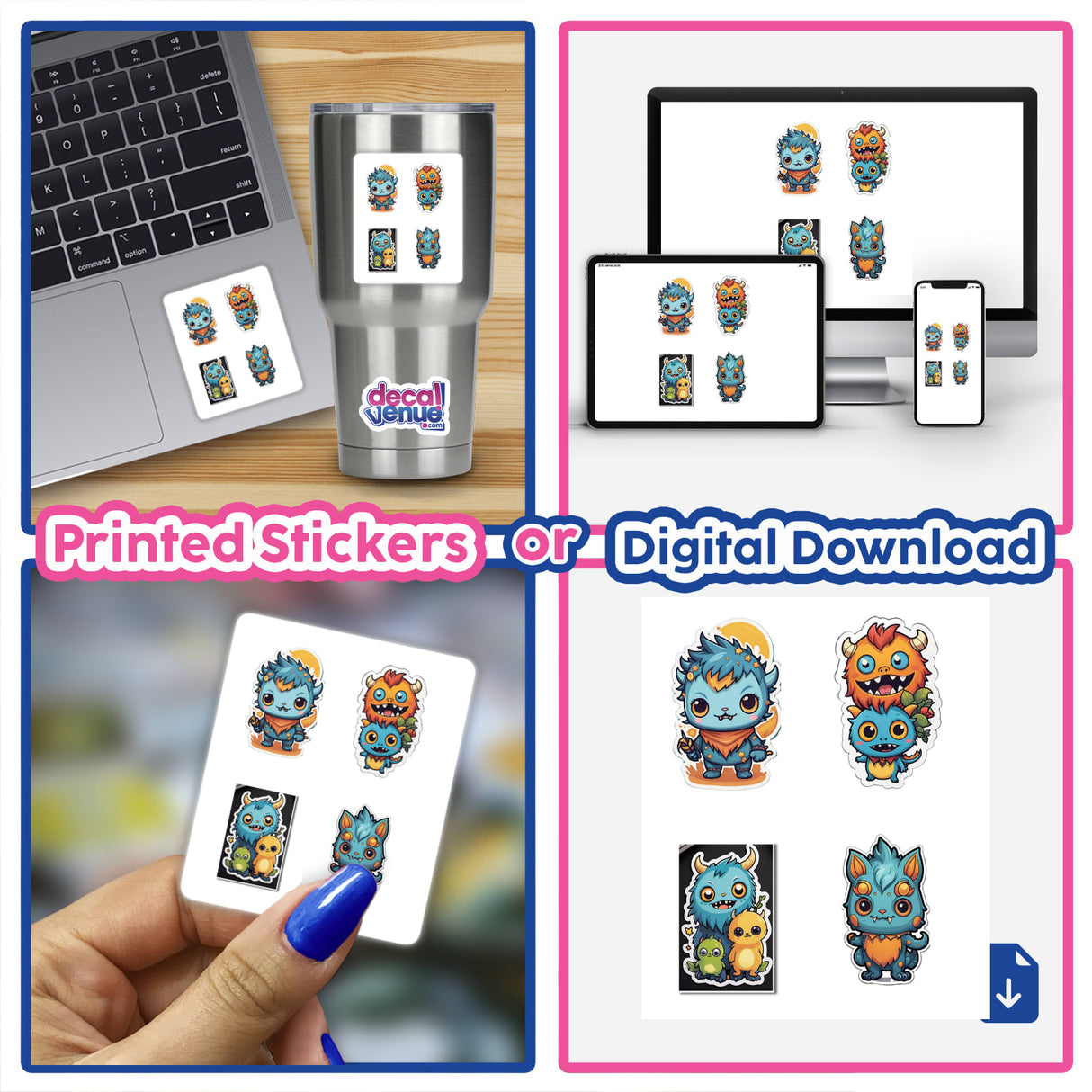 Little Monsters Stickers Pack 6