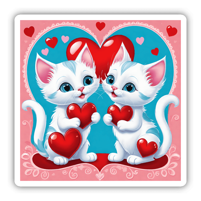 Exchanging Love Hearts