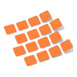 Orange Rounded Squares Vinyl Wall Decals