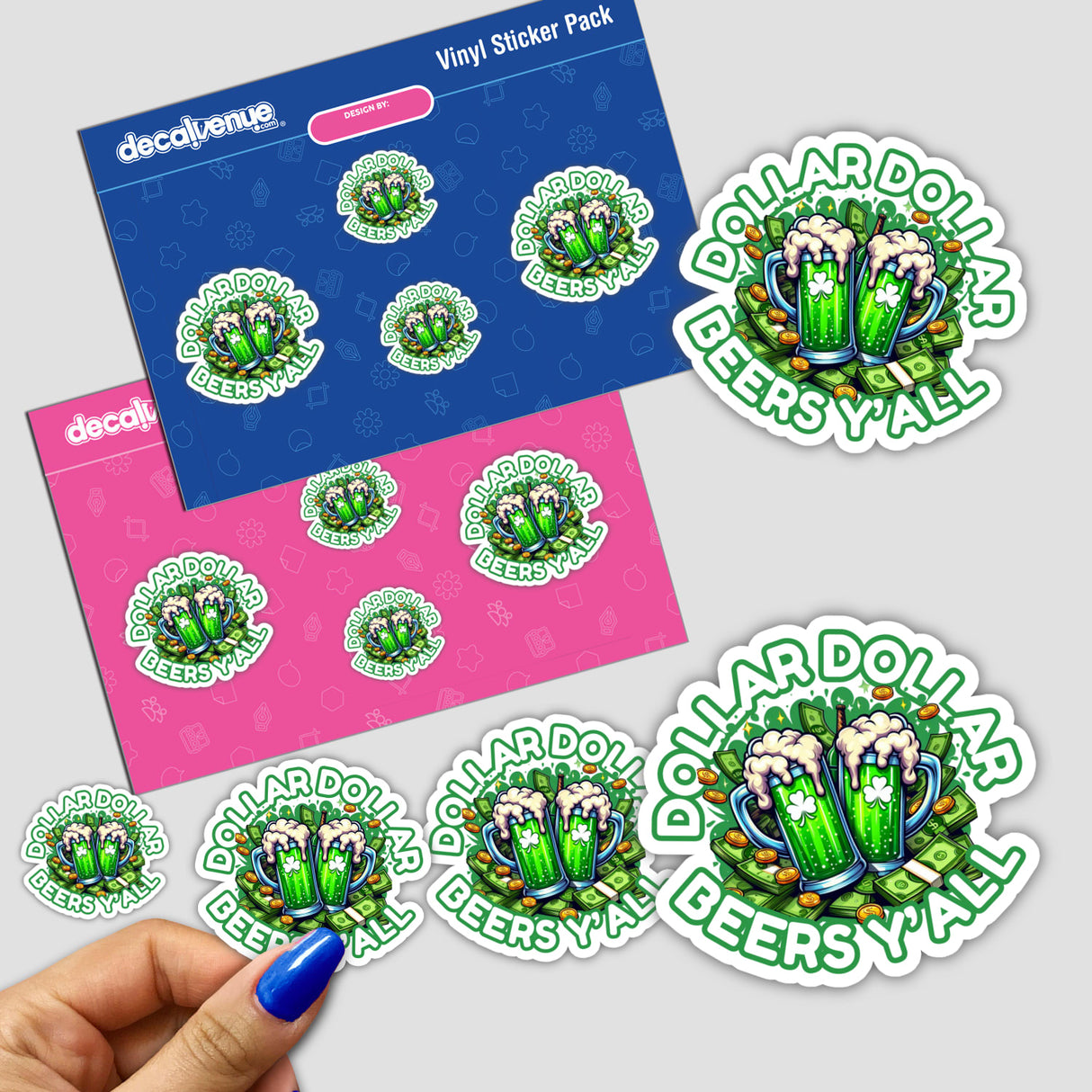 Dollar Dollar Bills Yall | St Patricks Day Hip Hop Quote White