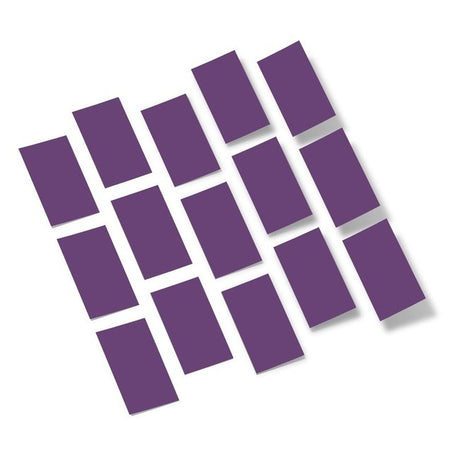 Purple Rectangles Vinyl Wall Decals