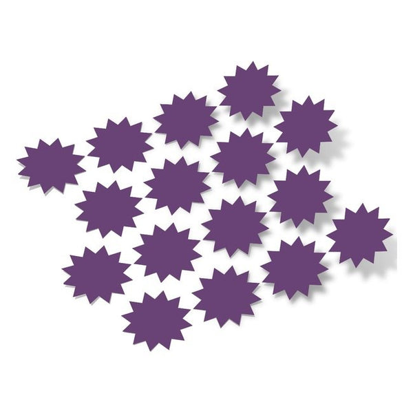 Purple Starburst Vinyl Wall Decals star burst