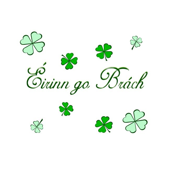 Éirinn go Brách With Shamrocks