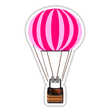 PINK AND MAGENTA HOT AIR BALLOON