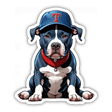 Pitbull w/ T Initial on Baseball Cap