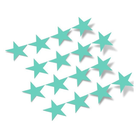 Mint Green Stars Vinyl Wall Decals