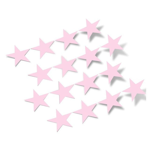 Baby Pink Stars Vinyl Wall Decals