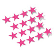 Hot Pink Stars Vinyl Wall Decals