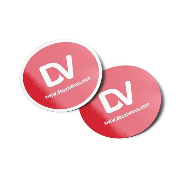 Custom Circle Vinyl Stickers