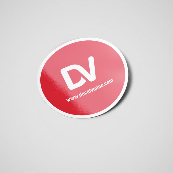 Custom Circle Vinyl Stickers