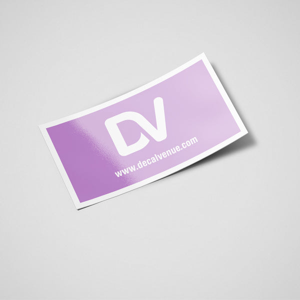 Custom Rectangle Vinyl Stickers