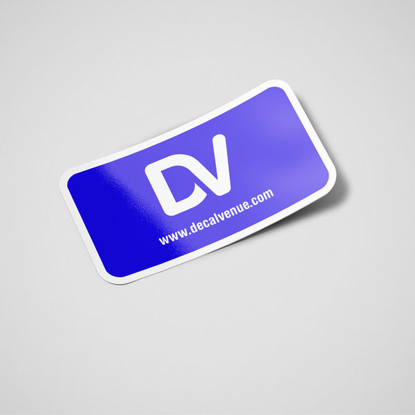 Custom Rounded Rectangle Vinyl Stickers
