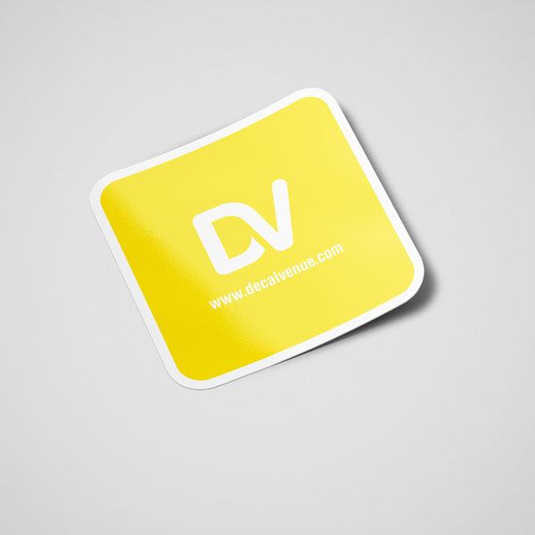 Custom Rounded Square Vinyl Stickers