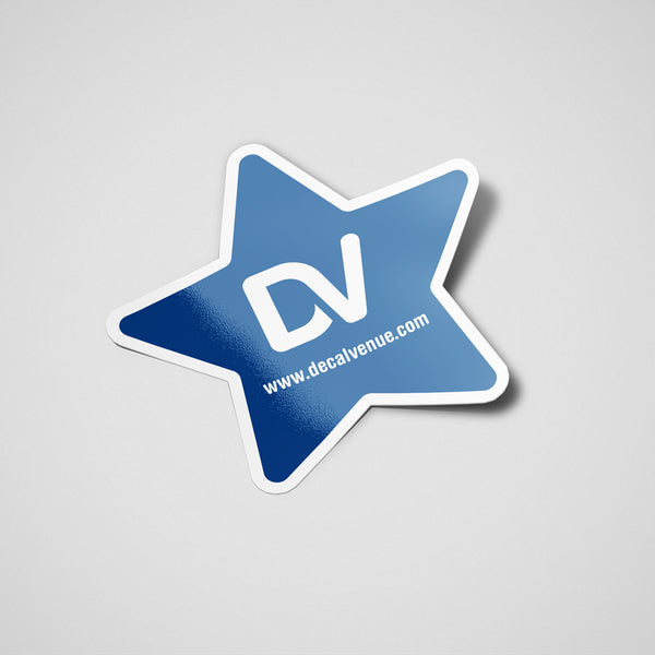 Custom Star #2 Vinyl Stickers