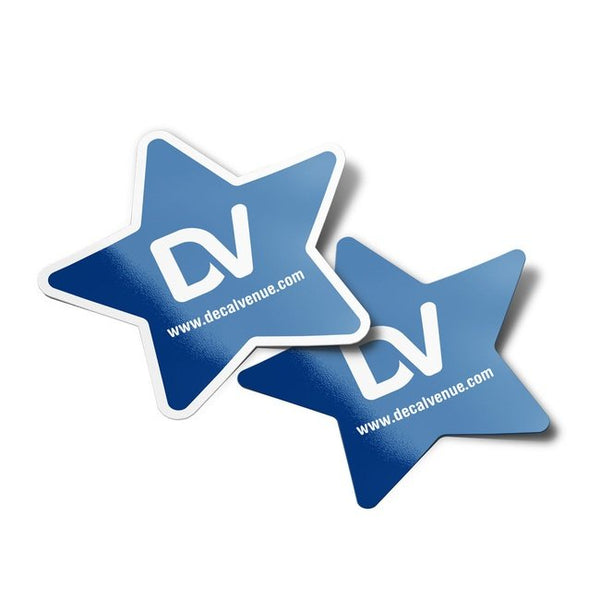 Custom Star #2 Vinyl Stickers