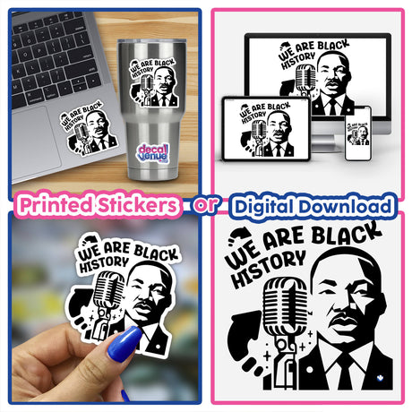 We Are Black History Martin Luther King MLK African American Black History Month Educational Inspirational History