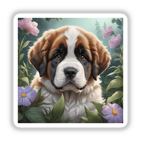 St. Bernard Dog Portrait