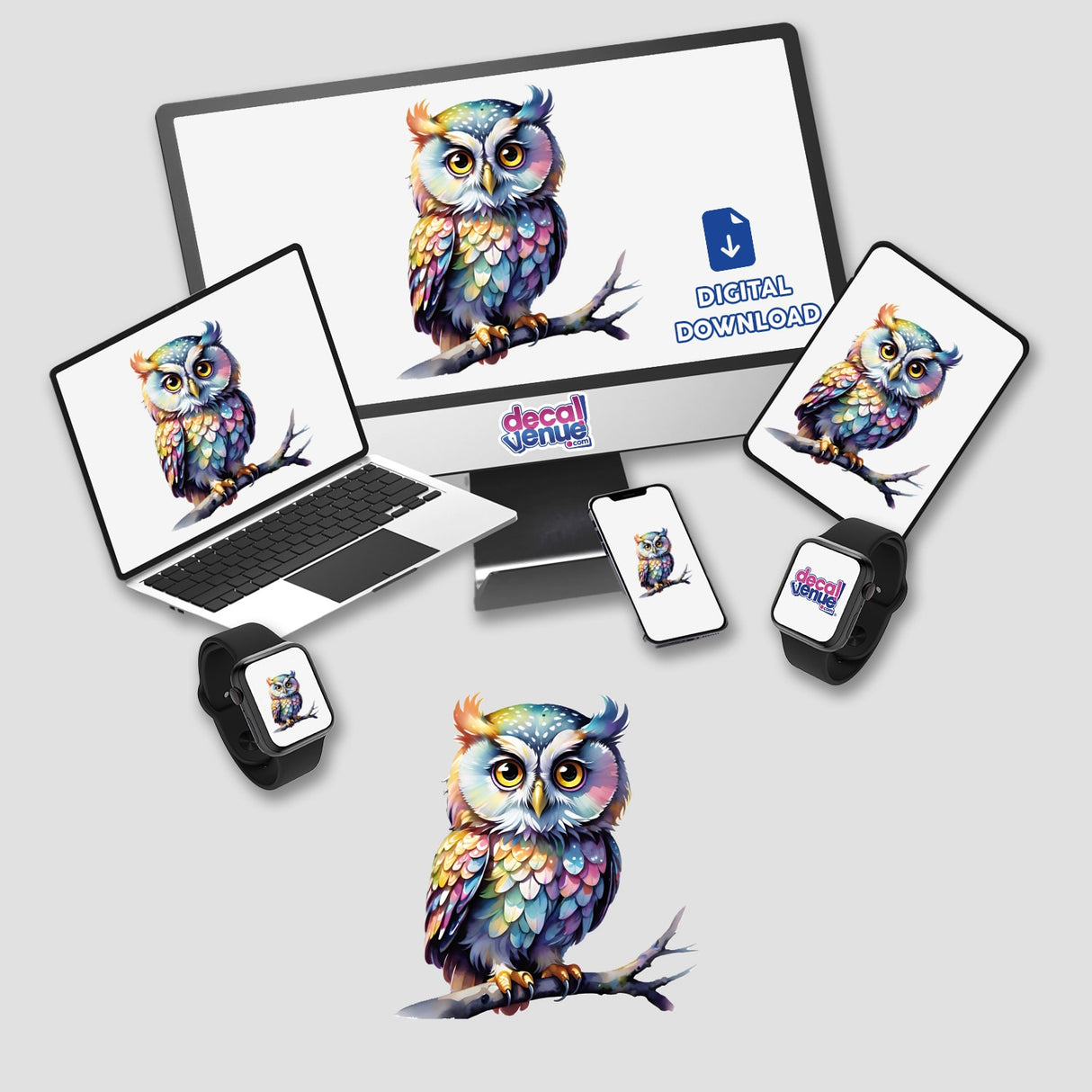 Owl on Branch
