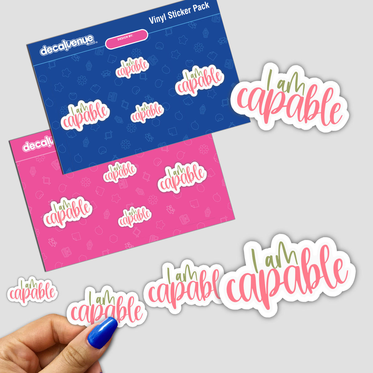 I am Capable Positive Sticker