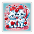 Hearts in Love Cats