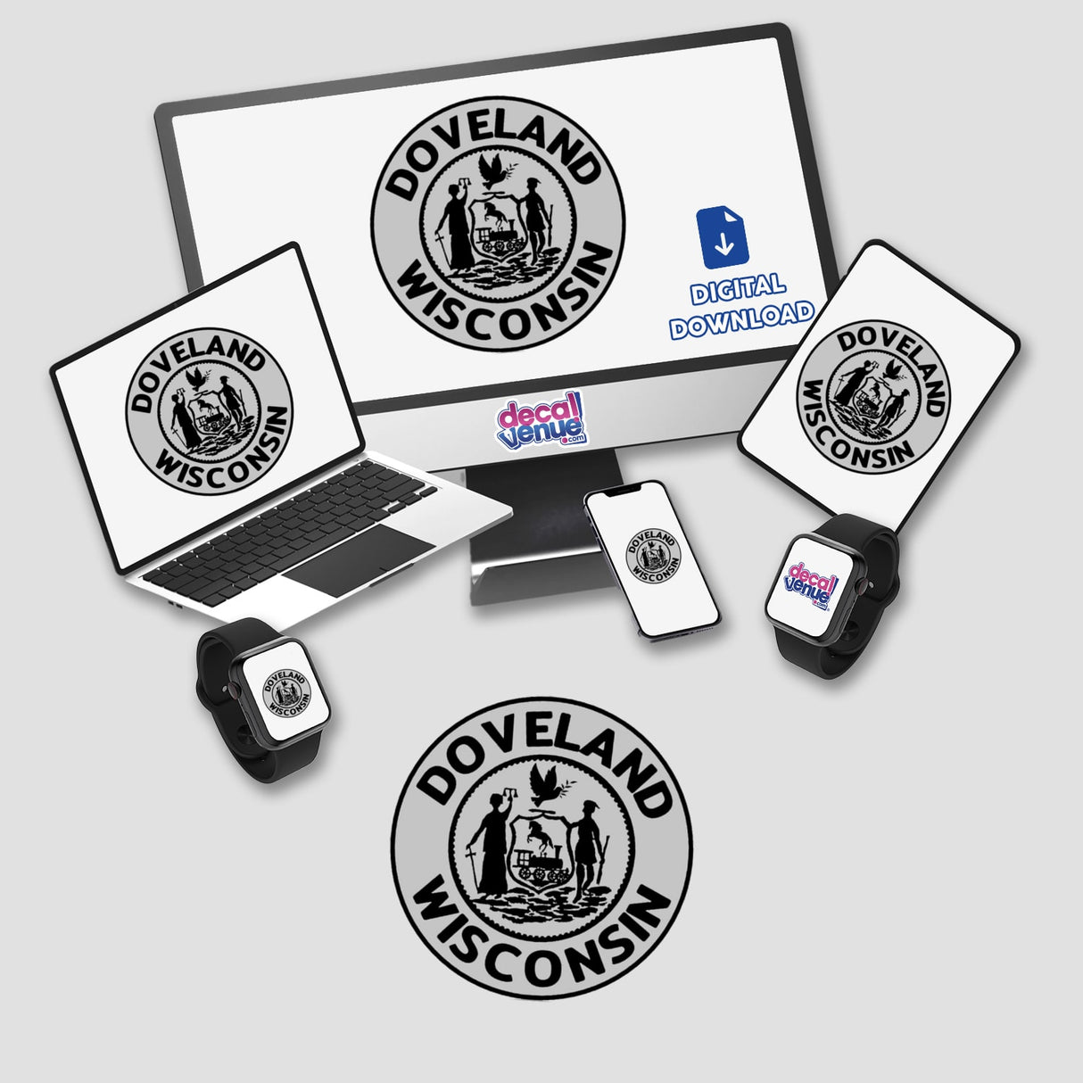 Doveland Wisconsin Seal