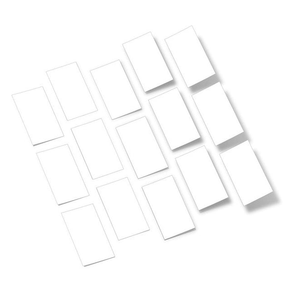 White Rectangles Vinyl Wall Decals