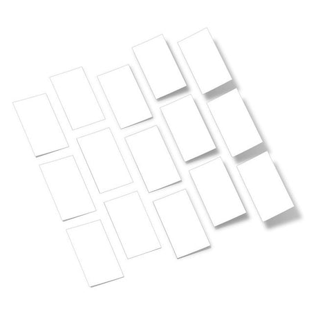 White Rectangles Vinyl Wall Decals
